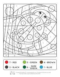 My students are absolutely obsessed with my color by number worksheets! Spring Coloring By Number Worksheets Itsybitsyfun Com