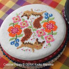 By kyoko maruoka >> see all the latest news for gera! Gera By Kyoko Maruoka Round Tin Cans I Birds Flowers Squirrels Flowers Cross Stitch Pattern