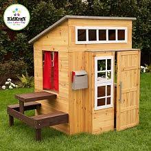 Kidkraft Modernes Outdoor Spielhaus Gartenspielhaus Spielhaus Aus Holz Spielhaus