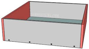 I used a 1/4 inch slot cutter to make a groove on the. How To Build A Cabinet Drawer The Easiest Way Possible Sawdust Girl