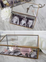 These diy jewelry frame come with creative designs for strength and durability. These Diy Photo Lined Jewelry Boxes Are The Perfect Bridal Party Gift