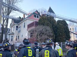 So be sure to check out your local placement code to find out exactly where to install smoke detectors in your building. Boston Fire Dept On Twitter An Great Show Of Ladder Work Today 4 Ladder Trucks And Tower Ladder 10 Surrounded The Building 5 Ground Ladders And A Roof Ladder Were Used To