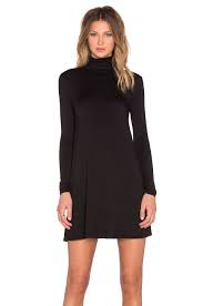 La Made Penny Turtleneck Dress In Black At Revolveclothing Turtle Neck Dress Dresses Revolve Clothing