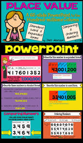 Place Value Powerpoint For 4th Grade And Up Place Values Math Number Sense Math Place Value