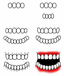 How To Draw Cartoon Teeth That Are Visually Appealing