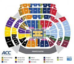 Acc Tournament Seating Chart Released Sorry Miami And