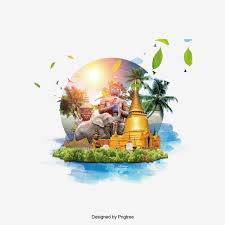 การออกแบบเวท ท องเท ยวไทย ประเทศไทย ภาพประกอบ การท องเท ยวภาพ png และ psd สำหร บดาวน โหลดฟร thailand tourism tourism design graphic design advertising