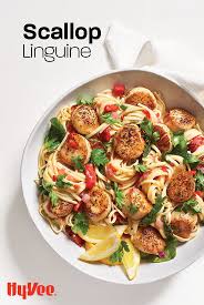 Scallop Linguine Recipe Scallop Linguine Summer Recipes Dinner Easy Summer Dinners