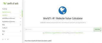 Top 5 Website Value Calculator