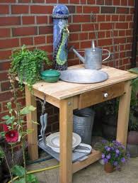 Waschtisch Mit Wassersaule Handmade Kultur Waschbecken Garten Wasserhahn Garten Gartenwaschbecken
