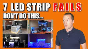 This basically meant we removed all the middle tiles and left all four corners and three of the side walls. 7 Common Led Strip Fails And How To Avoid Them Youtube