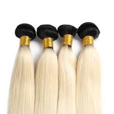 Black and blonde weave hairstyles. China 1b 613 Ombre Brazilian Hair 2 Tone Dark Roots Platinum Blonde Bundles Straight Remy Human Hair Weave Photos Pictures Made In China Com