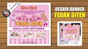 Desain undangan ulang tahun orang dewasa model jual obral. Belajar Corel Draw Membuat Desain Banner Tedak Siten Anak Menarik Angka Desain Youtube