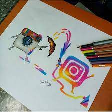 53 5k Likes 373 Comments Daily Art Dailyart On Instagram Funny Amazing Artwork By Nahtan Artcolor Social Media Drawings Daily Art App Drawings