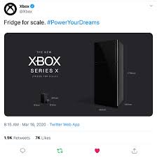 Xbox is launching a mini fridge as it joins in on jibes that its xbox series x console resembles the kitchen appliance. Guys It S Not Offensive If You Call Xbox Series X A Mini Fridge Afterall Xbox Themselves Did A Size Comparison With A Fridge Gaming