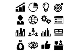 Marketing And Ceo Icons Set Icon Design Inspiration Game Icon Design Icon Set