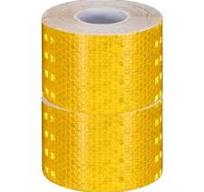 Reflective Tape, Trailer Reflector, Caution Sticker, DOT C2, 1.97 Inch x  150 Feet, Red & White, Vehicle Conspicuity Safety Adhesive Striping, ...