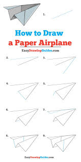 How to draw a plane step by step for kids. Easy Drawing Guides On Twitter Paper Airplane Drawing Lesson Free Online Drawing Tutorial For Kids Get The Free Printable Step By Step Drawing Instructions On Https T Co Jdpvqblxek Paper Airplane Learntodraw Artproject Https T Co 2cyywbgktg