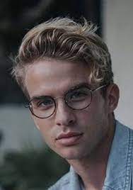 Wavy Hair Men Blonde Wavy Hair Boy Hairstyles