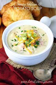 Cheesy Ham And Potato Soup Recipe Ham And Potato Soup Soup Recipes Slow Cooker Cheesy Ham