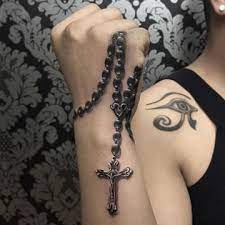 La Devocion Y Los Tatuajes De Rosarios En El Brazo