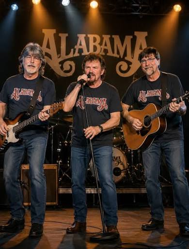 THE LAST TIME ALABAMA STOOD TOGETHER AS THREE — A MOMENT MORE POWERFUL THAN WORDS. Randy Owen, Teddy Gentry, and Jeff Cook reunited once again after more than five decades of unforgettable
