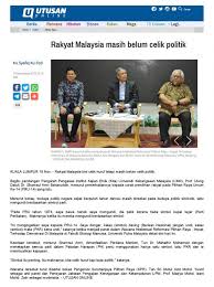Check out top news from singapore and around the world. Rakyat Malaysia Masih Belum Celik Politik Fakulti Ekologi Manusia