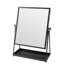 And if you hang the smaller mirror on the wall, the stand becomes an extra shelf or somewhere to hang small items and trinkets. Karmsund Table Mirror Black 27x43 Cm Ikea