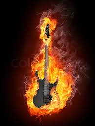 Here are only the best cool guitar wallpapers. Electric Guitar In Fire Isolated On Stock Image Colourbox