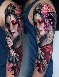 Traditional japanese geisha tattoo designs. Geisha Tattoos Meanings Tattoo Designs Ideas