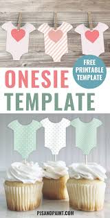 … i created free printable tags to go with all these favour ideas. Free Printable Baby Shower Patterns Onesie Template