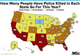 Here Are All The Police Killings By State In 2015 So Far In One Shocking Map Killed By Police Police How Many People