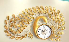 Check spelling or type a new query. China Large Modern Jewelry Peacock Shaped Oriental Wall Clock For Office China Metal Wall Clock And Electronic Clock Price