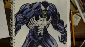 The inks are being done in manga studio 5 a.k.a. My Pencil Ink Drawing Venom Eddie Brock Spider Man Youtube