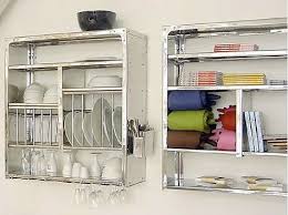 Wall Mounted Steel Plate Rack Remodelista Wall Mounted Dish Rack Kitchen Wall Shelves Kitchen Rack