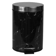 Keep your bathroom countertop looking neat with decorative and practical bathroom accessories. Faux Marble 3 Liter Step Waste Bin Trash Can For Bathroom Kitchen Powder Room Ebay