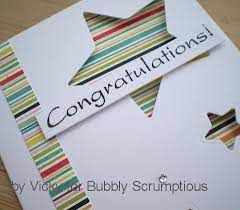 See more ideas about congratulations card, congratulations quotes, congrats quotes. Star Congratulations Card By Vicky Bubbly Scrumptious