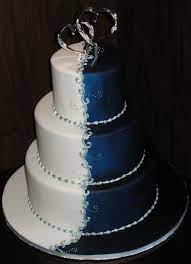 Wedding Cake Inspiration Ideas Navy Blue Wedding Cakes Silver Wedding Cake Wedding Cakes Blue