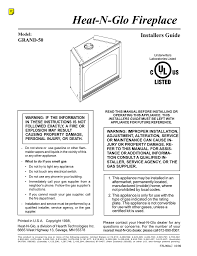 372 documents found for heat & glo indoor fireplace devices. Heat N Glo Fireplace Manualzz