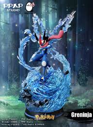 Greninja Pokemon Resin Statue Ppap Studios Pre Order Pokemon Pokemon Drawings Anime Figures