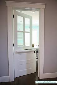 Interior Dutch Door Transitional Den Library Office Frazee Paint Seattle Sunny Side Up Dutch Door Interior Dutch Door Dutch Doors Diy