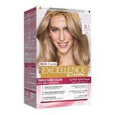 Our best range of ash blonde hair colors! Buy L Oreal Paris Excellence Creme Permanent Hair Colour 8 1 Light Ash Blonde 55ml Online In Dubai Uae Watsons