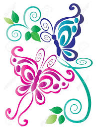 Butterflies Pink And Blue With Ornaments Machine Embroidery Designs Butterfly Clip Art Fabric Painting Free butterfly stock video footage licensed under creative commons, open source, and more!