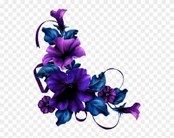 Why are the little purple flowers growing in my yard? Paper Flower Rose Clip Art Blue Violet Flower Border Free Transparent Png Clipart Images Download