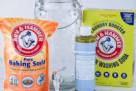 Warm the water and mix with salt and baking soda until dissolved. Homemade Liquid Laundry Detergent With Essential Oils