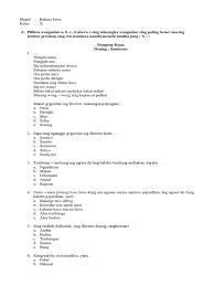 Tembang kreasi liyane sing kongerteni apa wae? Sma X Bahasa Jawa Pdf