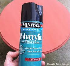 The Easy Way To Protect Your Painted Furniture Water Based Polycrylic That You Just Spray On Painted Furniture Paint Furniture Diy Painting