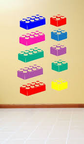 Lego Bricks Vinyl Wall Decal Stickers By Theccinc On Etsy 15 99 Vinyl Wall Decals Wall Decal Sticker Wall Decals