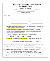 Download, fill in and print family reunion registration form pdf online here for free. Free 50 Registration Forms In Pdf