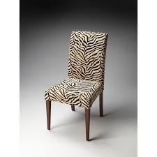 Butler Parsons Zebra Print Dining Chair Parsons Chairs Chair Printed Chair
